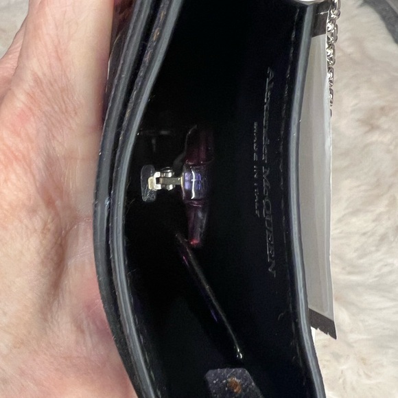 ALEXANDER MCQUEEN DENIM PHONE CASE ON CHAIN - Picture 12 of 12